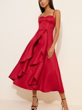 Elliatt | Dresses | Elliatt Tilly Tiered Maxi Dress In Pink | Poshmark